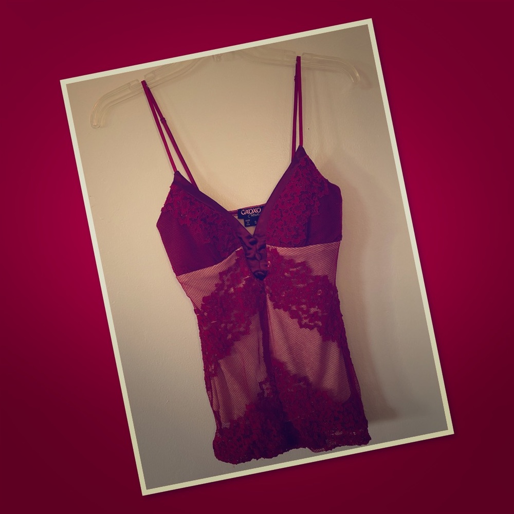 Lace tank top